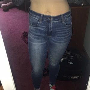 american eagle light wash jeans